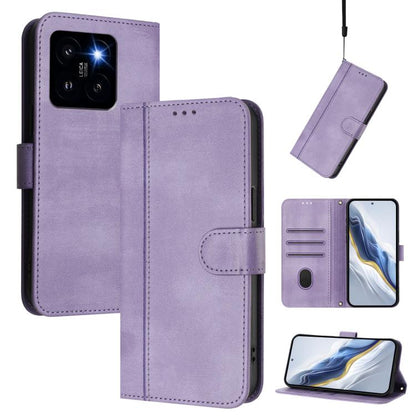 Line Splicing Buckle Retro Leather Phone Case, For Xiaomi Poco M7 Pro 5G / Redmi Note 14 5G, For Xiaomi 15 Pro, For Xiaomi 15, For Xiaomi 14T Pro 5G, For Xiaomi 14T 5G, For Xiaomi Poco F6 5G, For Xiaomi Poco F6 Pro 5G, For Xiaomi Poco X6 Neo 5G        ...