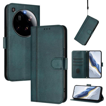 Line Splicing Buckle Retro Leather Phone Case, For Redmi 15 5G Global / 15 4G SEA 169.5mm, For Redmi 15 5G / 4G EU 171mm, For Xiaomi 15T Pro 5G, For Xiaomi 15T 5G, For Xiaomi Civi 5 Pro 5G, For Xiaomi 15S Pro 5G                                         ...