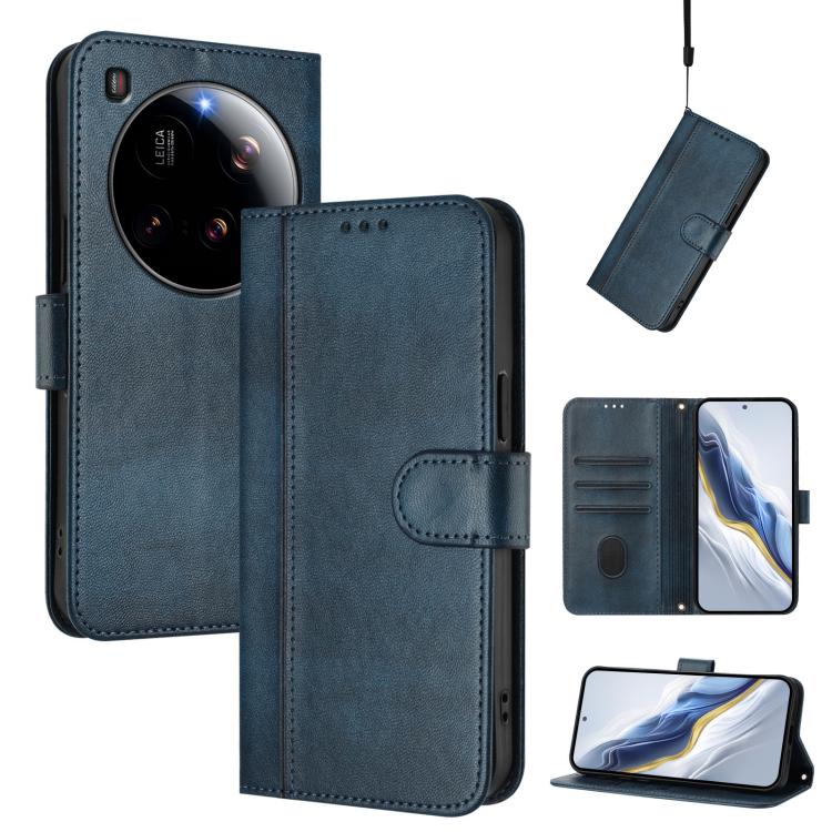 Line Splicing Buckle Retro Leather Phone Case, For Redmi 15 5G Global / 15 4G SEA 169.5mm, For Redmi 15 5G / 4G EU 171mm, For Xiaomi 15T Pro 5G, For Xiaomi 15T 5G, For Xiaomi Civi 5 Pro 5G, For Xiaomi 15S Pro 5G                                         ...