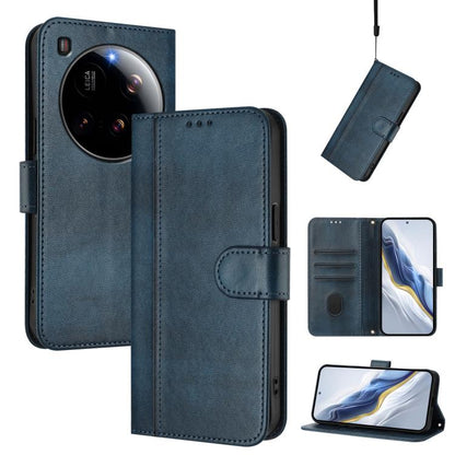Line Splicing Buckle Retro Leather Phone Case, For Redmi 15 5G Global / 15 4G SEA 169.5mm, For Redmi 15 5G / 4G EU 171mm, For Xiaomi 15T Pro 5G, For Xiaomi 15T 5G, For Xiaomi Civi 5 Pro 5G, For Xiaomi 15S Pro 5G                                         ...