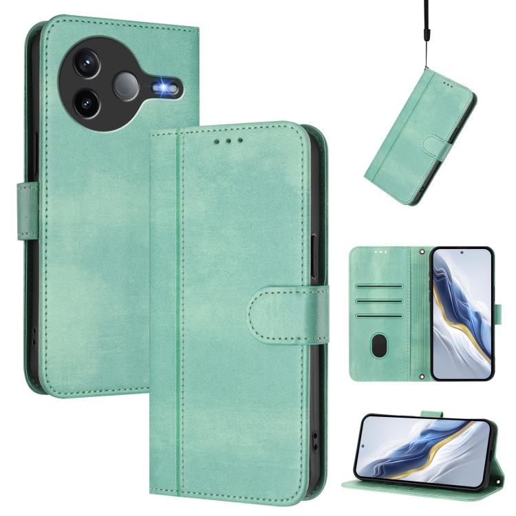 Line Splicing Buckle Retro Leather Phone Case, For Redmi 15 5G Global / 15 4G SEA 169.5mm, For Redmi 15 5G / 4G EU 171mm, For Xiaomi 15T Pro 5G, For Xiaomi 15T 5G, For Xiaomi Civi 5 Pro 5G, For Xiaomi 15S Pro 5G                                         ...
