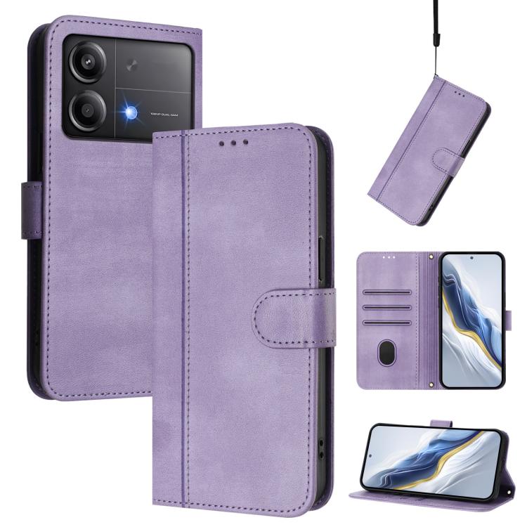 Line Splicing Buckle Retro Leather Phone Case, For Xiaomi Poco M7 Pro 5G / Redmi Note 14 5G, For Xiaomi 15 Pro, For Xiaomi 15, For Xiaomi 14T Pro 5G, For Xiaomi 14T 5G, For Xiaomi Poco F6 5G, For Xiaomi Poco F6 Pro 5G, For Xiaomi Poco X6 Neo 5G        ...