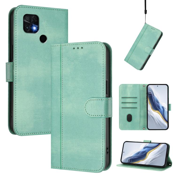 Line Splicing Buckle Retro Leather Phone Case, For Xiaomi 12 Lite, For Xiaomi Poco C40 / Redmi 10C, For Xiaomi Civi 1S, For Xiaomi Poco M4 Pro 4G, For Xiaomi Poco X4 Pro 5G, For Xiaomi 11T / 11T Pro, For Xiaomi Poco X3 GT                               ...
