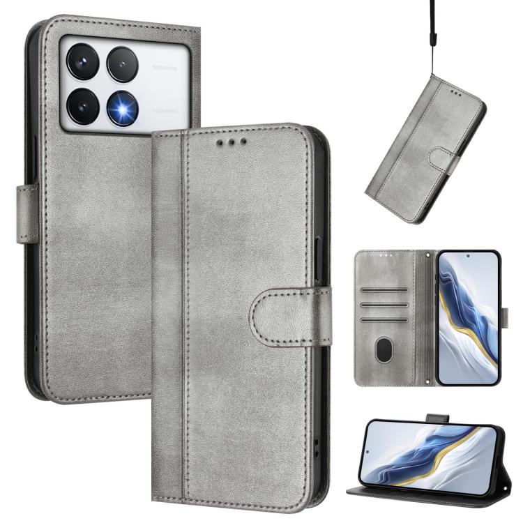 Line Splicing Buckle Retro Leather Phone Case, For Xiaomi Poco M7 Pro 5G / Redmi Note 14 5G, For Xiaomi 15 Pro, For Xiaomi 15, For Xiaomi 14T Pro 5G, For Xiaomi 14T 5G, For Xiaomi Poco F6 5G, For Xiaomi Poco F6 Pro 5G, For Xiaomi Poco X6 Neo 5G        ...