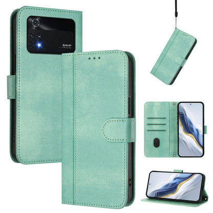 Line Splicing Buckle Retro Leather Phone Case, For Xiaomi 12 Lite, For Xiaomi Poco C40 / Redmi 10C, For Xiaomi Civi 1S, For Xiaomi Poco M4 Pro 4G, For Xiaomi Poco X4 Pro 5G, For Xiaomi 11T / 11T Pro, For Xiaomi Poco X3 GT                               ...