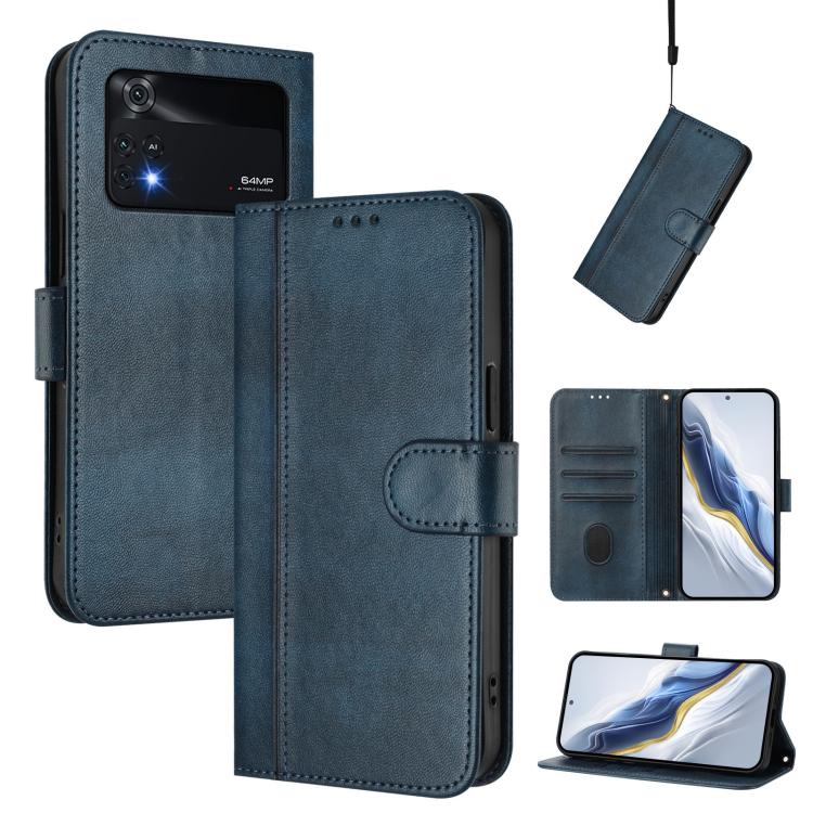 Line Splicing Buckle Retro Leather Phone Case, For Xiaomi 12 Lite, For Xiaomi Poco C40 / Redmi 10C, For Xiaomi Civi 1S, For Xiaomi Poco M4 Pro 4G, For Xiaomi Poco X4 Pro 5G, For Xiaomi 11T / 11T Pro, For Xiaomi Poco X3 GT                               ...