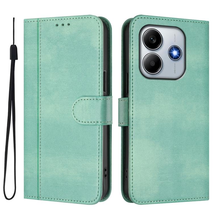 Line Splicing Buckle Retro Leather Phone Case, For Xiaomi Poco M7 Pro 5G / Redmi Note 14 5G, For Xiaomi 15 Pro, For Xiaomi 15, For Xiaomi 14T Pro 5G, For Xiaomi 14T 5G, For Xiaomi Poco F6 5G, For Xiaomi Poco F6 Pro 5G, For Xiaomi Poco X6 Neo 5G        ...