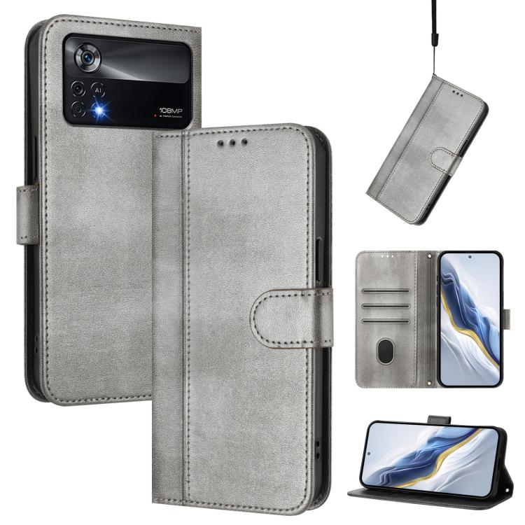 Line Splicing Buckle Retro Leather Phone Case, For Xiaomi 12 Lite, For Xiaomi Poco C40 / Redmi 10C, For Xiaomi Civi 1S, For Xiaomi Poco M4 Pro 4G, For Xiaomi Poco X4 Pro 5G, For Xiaomi 11T / 11T Pro, For Xiaomi Poco X3 GT                               ...