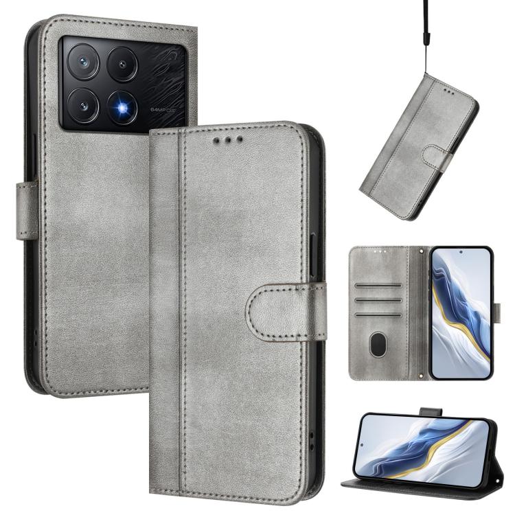 Line Splicing Buckle Retro Leather Phone Case, For Xiaomi Poco M7 Pro 5G / Redmi Note 14 5G, For Xiaomi 15 Pro, For Xiaomi 15, For Xiaomi 14T Pro 5G, For Xiaomi 14T 5G, For Xiaomi Poco F6 5G, For Xiaomi Poco F6 Pro 5G, For Xiaomi Poco X6 Neo 5G        ...
