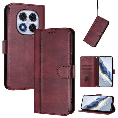 Line Splicing Buckle Retro Leather Phone Case, For Redmi 15 5G Global / 15 4G SEA 169.5mm, For Redmi 15 5G / 4G EU 171mm, For Xiaomi 15T Pro 5G, For Xiaomi 15T 5G, For Xiaomi Civi 5 Pro 5G, For Xiaomi 15S Pro 5G                                         ...