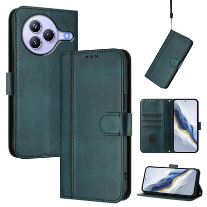 Line Splicing Buckle Retro Leather Phone Case, For Redmi 15 5G Global / 15 4G SEA 169.5mm, For Redmi 15 5G / 4G EU 171mm, For Xiaomi 15T Pro 5G, For Xiaomi 15T 5G, For Xiaomi Civi 5 Pro 5G, For Xiaomi 15S Pro 5G                                         ...