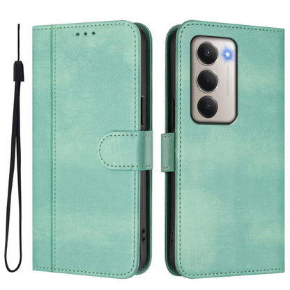 Line Splicing Buckle Retro Leather Phone Case, For Redmi 15 5G Global / 15 4G SEA 169.5mm, For Redmi 15 5G / 4G EU 171mm, For Xiaomi 15T Pro 5G, For Xiaomi 15T 5G, For Xiaomi Civi 5 Pro 5G, For Xiaomi 15S Pro 5G                                         ...