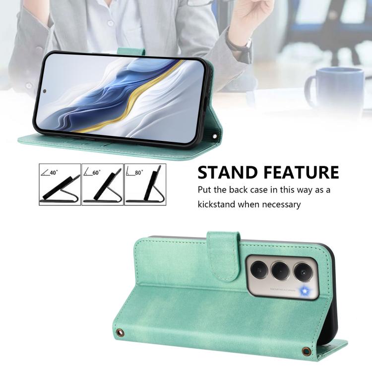 Line Splicing Buckle Retro Leather Phone Case, For Redmi 15 5G Global / 15 4G SEA 169.5mm, For Redmi 15 5G / 4G EU 171mm, For Xiaomi 15T Pro 5G, For Xiaomi 15T 5G, For Xiaomi Civi 5 Pro 5G, For Xiaomi 15S Pro 5G                                         ...