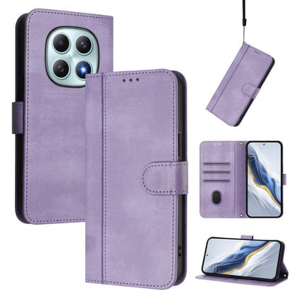 Line Splicing Buckle Retro Leather Phone Case, For Redmi A7 / A5 4G 171mm / Poco C71, For Xiaomi 17 Max 5G, For Redmi K90 Max 5G, For Xiaomi 17T Pro 5G, For Redmi A7 Pro 171mm / Poco C85x 5G, For Redmi 15a 5G, For Redmi Turbo 5 Max 5G / Poco X8 Pro Max...