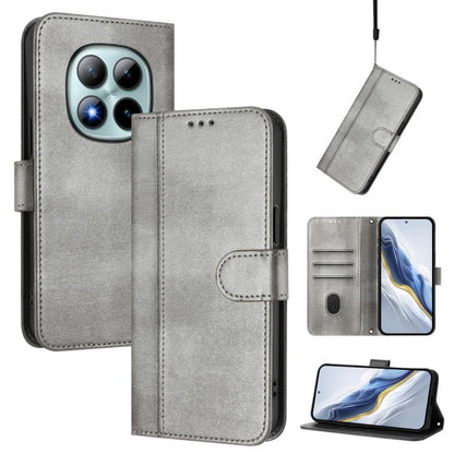 Line Splicing Buckle Retro Leather Phone Case, For Redmi A7 / A5 4G 171mm / Poco C71, For Xiaomi 17 Max 5G, For Redmi K90 Max 5G, For Xiaomi 17T Pro 5G, For Redmi A7 Pro 171mm / Poco C85x 5G, For Redmi 15a 5G, For Redmi Turbo 5 Max 5G / Poco X8 Pro Max...