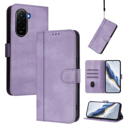 Line Splicing Buckle Retro Leather Phone Case, For Redmi A7 / A5 4G 171mm / Poco C71, For Xiaomi 17 Max 5G, For Redmi K90 Max 5G, For Xiaomi 17T Pro 5G, For Redmi A7 Pro 171mm / Poco C85x 5G, For Redmi 15a 5G, For Redmi Turbo 5 Max 5G / Poco X8 Pro Max...