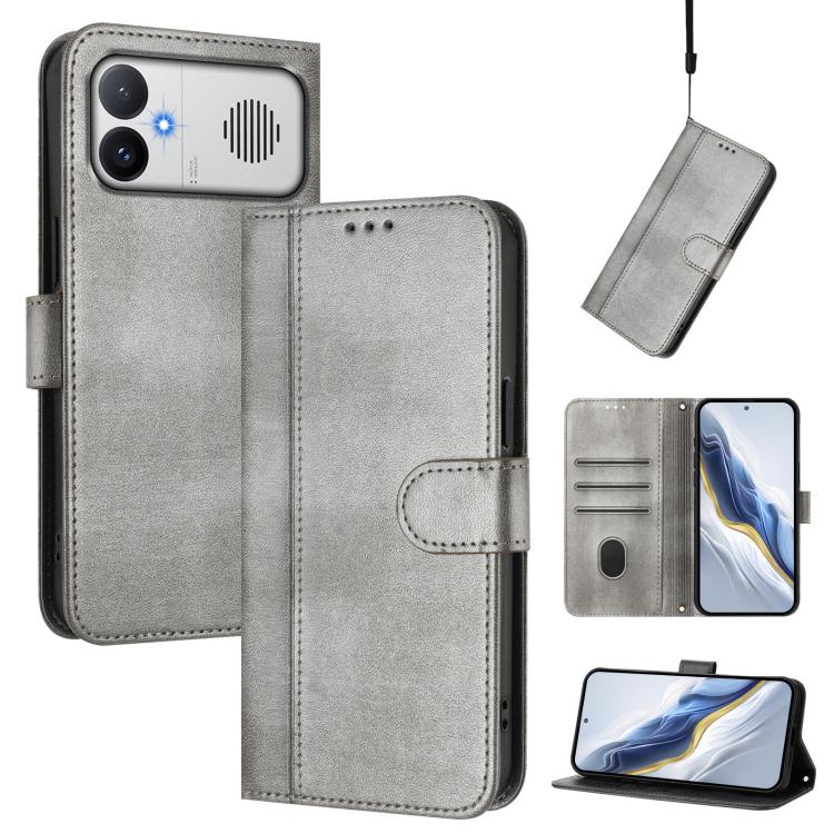 Line Splicing Buckle Retro Leather Phone Case, For Redmi A7 / A5 4G 171mm / Poco C71, For Xiaomi 17 Max 5G, For Redmi K90 Max 5G, For Xiaomi 17T Pro 5G, For Redmi A7 Pro 171mm / Poco C85x 5G, For Redmi 15a 5G, For Redmi Turbo 5 Max 5G / Poco X8 Pro Max...