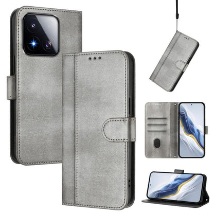 Line Splicing Buckle Retro Leather Phone Case, For Redmi A7 / A5 4G 171mm / Poco C71, For Xiaomi 17 Max 5G, For Redmi K90 Max 5G, For Xiaomi 17T Pro 5G, For Redmi A7 Pro 171mm / Poco C85x 5G, For Redmi 15a 5G, For Redmi Turbo 5 Max 5G / Poco X8 Pro Max...
