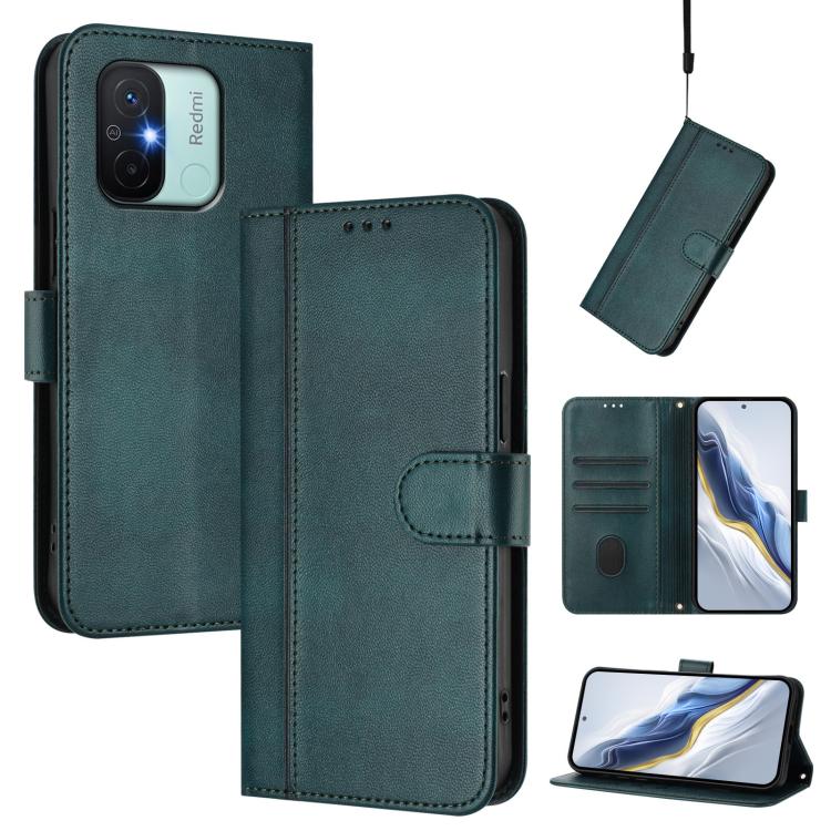 Line Splicing Buckle Retro Leather Phone Case, For Redmi A1+ 4G / A2+, For Redmi Note 11 Pro 5G / 4G Global, For Redmi Note 12 4G Global, For Redmi A1 4G / A2 4G, For Redmi Note 12 Pro+ 5G India, For Redmi Note 12 Pro Speed / Note 12 Pro 5G            ...