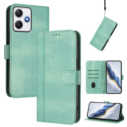 Line Splicing Buckle Retro Leather Phone Case, For Redmi Note 13 Pro 4G Global, For Redmi 13C 5G / 4G Global, For Redmi Note 13 4G Global, For Redmi Note 13 Pro 5G Global, For Redmi Note 13 5G Global, For Redmi Note 13 Pro+ 5G Global                   ...