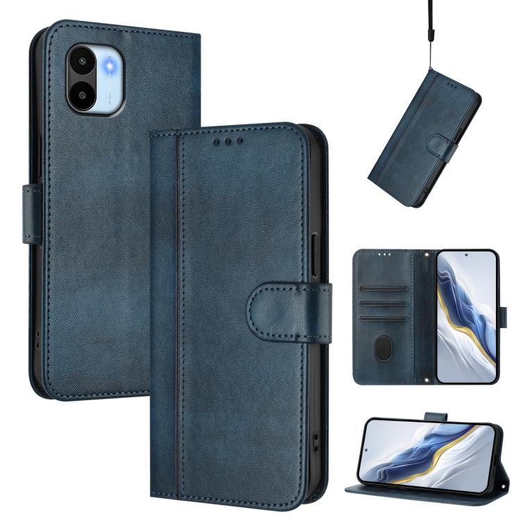 Line Splicing Buckle Retro Leather Phone Case, For Redmi A1+ 4G / A2+, For Redmi Note 11 Pro 5G / 4G Global, For Redmi Note 12 4G Global, For Redmi A1 4G / A2 4G, For Redmi Note 12 Pro+ 5G India, For Redmi Note 12 Pro Speed / Note 12 Pro 5G            ...