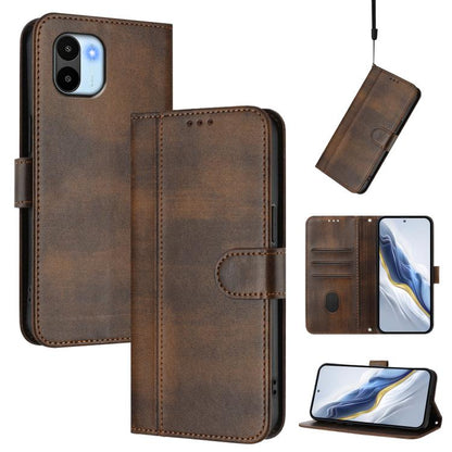 Line Splicing Buckle Retro Leather Phone Case, For Redmi A1+ 4G / A2+, For Redmi Note 11 Pro 5G / 4G Global, For Redmi Note 12 4G Global, For Redmi A1 4G / A2 4G, For Redmi Note 12 Pro+ 5G India, For Redmi Note 12 Pro Speed / Note 12 Pro 5G            ...