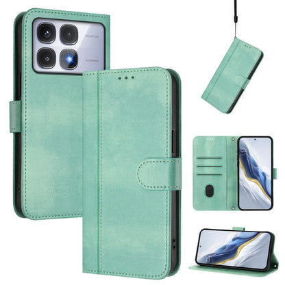 Line Splicing Buckle Retro Leather Phone Case, For Redmi 13x 4G / Xiaomi Poco M6 Plus, For Redmi A5 4G 171.7mm / Xiaomi Poco C71, For Redmi Note 14 4G 164.84mm, For Redmi Note 14 Pro 5G India / Note 14 Pro+, For Redmi Note 14 5G India                  ...