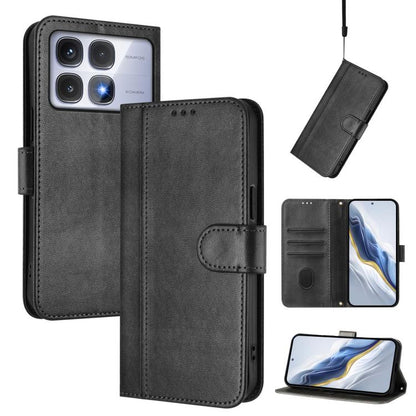 Line Splicing Buckle Retro Leather Phone Case, For Redmi 13x 4G / Xiaomi Poco M6 Plus, For Redmi A5 4G 171.7mm / Xiaomi Poco C71, For Redmi Note 14 4G 164.84mm, For Redmi Note 14 Pro 5G India / Note 14 Pro+, For Redmi Note 14 5G India                  ...