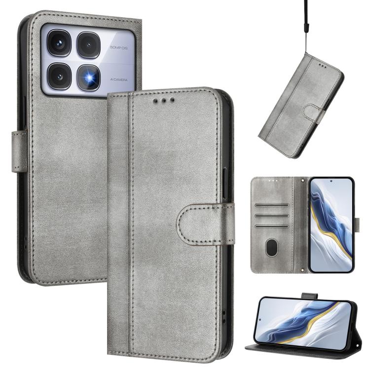 Line Splicing Buckle Retro Leather Phone Case, For Redmi 13x 4G / Xiaomi Poco M6 Plus, For Redmi A5 4G 171.7mm / Xiaomi Poco C71, For Redmi Note 14 4G 164.84mm, For Redmi Note 14 Pro 5G India / Note 14 Pro+, For Redmi Note 14 5G India                  ...