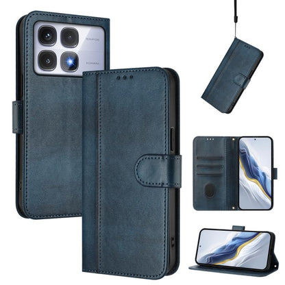 Line Splicing Buckle Retro Leather Phone Case, For Redmi 13x 4G / Xiaomi Poco M6 Plus, For Redmi A5 4G 171.7mm / Xiaomi Poco C71, For Redmi Note 14 4G 164.84mm, For Redmi Note 14 Pro 5G India / Note 14 Pro+, For Redmi Note 14 5G India                  ...