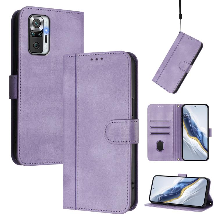 Line Splicing Buckle Retro Leather Phone Case, For Redmi 10A / 9C, For Redmi 10 4G 2021 / 2022 Global, For Redmi K40 / K40 Pro, For Redmi Note 11 Pro+ 5G European, For Redmi Note 10 5G / Note 10T 5G, For Redmi Note 10 Pro 4G / Note 10 Pro Max