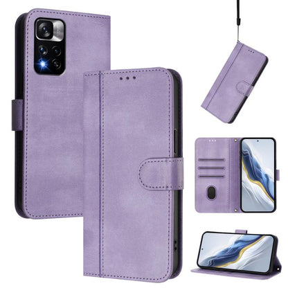 Line Splicing Buckle Retro Leather Phone Case, For Redmi 10A / 9C, For Redmi 10 4G 2021 / 2022 Global, For Redmi K40 / K40 Pro, For Redmi Note 11 Pro+ 5G European, For Redmi Note 10 5G / Note 10T 5G, For Redmi Note 10 Pro 4G / Note 10 Pro Max