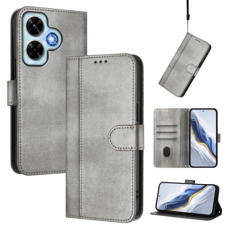 Line Splicing Buckle Retro Leather Phone Case, For Redmi Note 13 Pro 4G Global, For Redmi 13C 5G / 4G Global, For Redmi Note 13 4G Global, For Redmi Note 13 Pro 5G Global, For Redmi Note 13 5G Global, For Redmi Note 13 Pro+ 5G Global                   ...