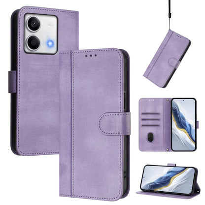 Line Splicing Buckle Retro Leather Phone Case, For Redmi Note 13 Pro 4G Global, For Redmi 13C 5G / 4G Global, For Redmi Note 13 4G Global, For Redmi Note 13 Pro 5G Global, For Redmi Note 13 5G Global, For Redmi Note 13 Pro+ 5G Global                   ...
