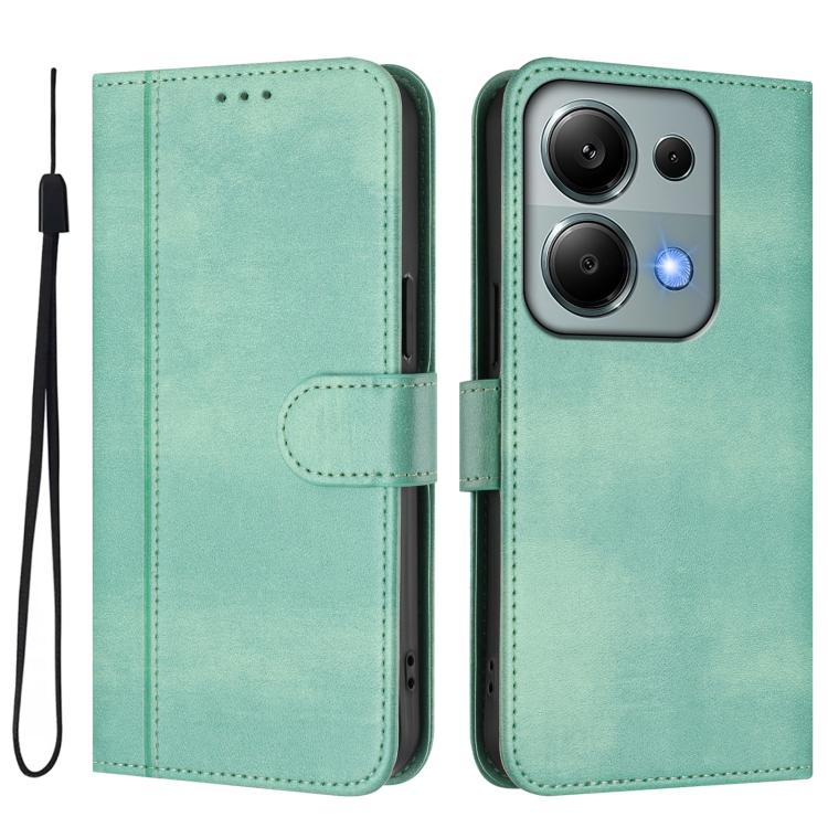 Line Splicing Buckle Retro Leather Phone Case, For Redmi Note 13 Pro 4G Global, For Redmi 13C 5G / 4G Global, For Redmi Note 13 4G Global, For Redmi Note 13 Pro 5G Global, For Redmi Note 13 5G Global, For Redmi Note 13 Pro+ 5G Global                   ...