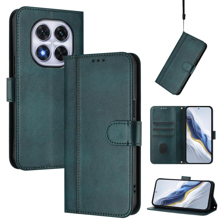 Line Splicing Buckle Retro Leather Phone Case, For Redmi 13x 4G / Xiaomi Poco M6 Plus, For Redmi A5 4G 171.7mm / Xiaomi Poco C71, For Redmi Note 14 4G 164.84mm, For Redmi Note 14 Pro 5G India / Note 14 Pro+, For Redmi Note 14 5G India                  ...