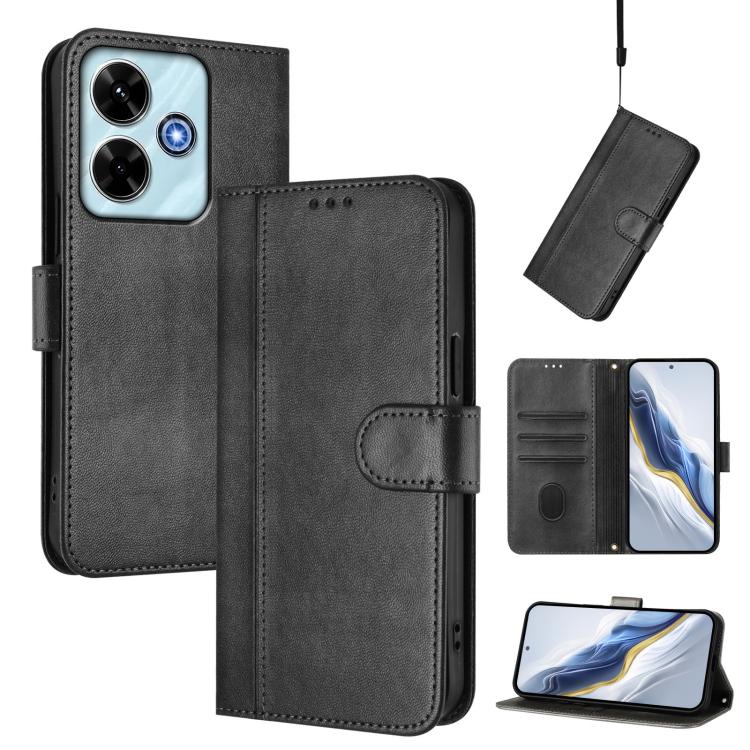 Line Splicing Buckle Retro Leather Phone Case, For Redmi 13x 4G / Xiaomi Poco M6 Plus, For Redmi A5 4G 171.7mm / Xiaomi Poco C71, For Redmi Note 14 4G 164.84mm, For Redmi Note 14 Pro 5G India / Note 14 Pro+, For Redmi Note 14 5G India                  ...