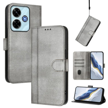 Line Splicing Buckle Retro Leather Phone Case, For Redmi 13x 4G / Xiaomi Poco M6 Plus, For Redmi A5 4G 171.7mm / Xiaomi Poco C71, For Redmi Note 14 4G 164.84mm, For Redmi Note 14 Pro 5G India / Note 14 Pro+, For Redmi Note 14 5G India                  ...