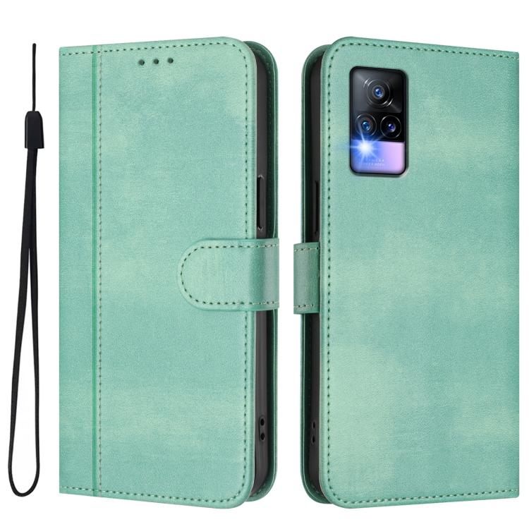Line Splicing Buckle Retro Leather Phone Case, For vivo Y73 2021, For vivo Y52s 5G / iQOO U3 / Y31s 5G, For vivo Y31 4G 2021 India / Y51A 2021, For vivo Y70s, For vivo Y30 4G Global, For vivo Y19 / U3 / Y5s / Z5i / U20, For vivo Y27 4G 2023 Global