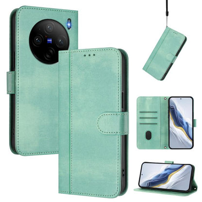 Line Splicing Buckle Retro Leather Phone Case, For vivo Y28 4G Global, For vivo X100s 5G, For vivo Y38 5G / T3x 5G Global, For vivo iQOO Z9x, For vivo Y20 / Y20i / Y20s / Y11s / Y12s, For vivo iQOO Z9 5G / iQOO Z9 Turbo 5G                              ...
