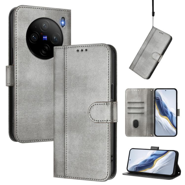 Line Splicing Buckle Retro Leather Phone Case, For vivo Y28 4G Global, For vivo X100s 5G, For vivo Y38 5G / T3x 5G Global, For vivo iQOO Z9x, For vivo Y20 / Y20i / Y20s / Y11s / Y12s, For vivo iQOO Z9 5G / iQOO Z9 Turbo 5G                              ...