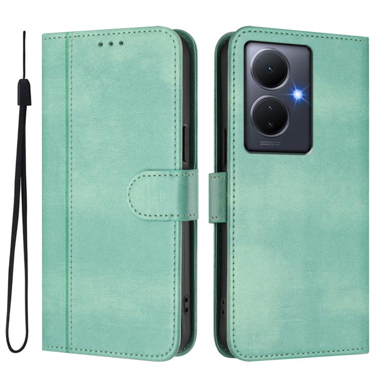 Line Splicing Buckle Retro Leather Phone Case, For vivo Y78+ 5G / Y78 Global / V29 Lite, For vivo Y100 5G / Y100A 5G India, For vivo Y02A 4G / Y02 4G / Y11 2023, For vivo Y56 5G / Y16 4G / Y02s 4G Global, For vivo V27 5G / V27 Pro 5G Global            ...