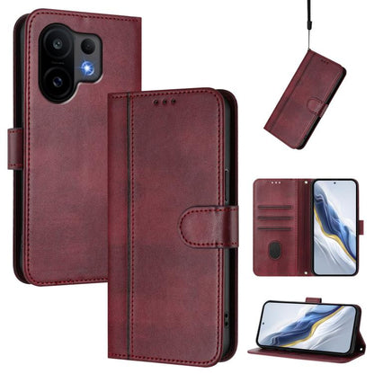 Line Splicing Buckle Retro Leather Phone Case, For vivo V60 5G Global, For vivo S30 Pro mini, For vivo S30, For vivo X200s 5G, For vivo Y39 5G Global, For vivo V50 Lite 5G Global / V40 Lite 4G, For vivo Y04 4G Global / Y29s 5G, For vivo Y29 4G Global  ...