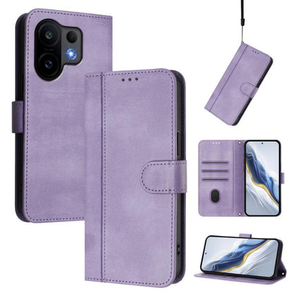 Line Splicing Buckle Retro Leather Phone Case, For vivo V60 5G Global, For vivo S30 Pro mini, For vivo S30, For vivo X200s 5G, For vivo Y39 5G Global, For vivo V50 Lite 5G Global / V40 Lite 4G, For vivo Y04 4G Global / Y29s 5G, For vivo Y29 4G Global  ...