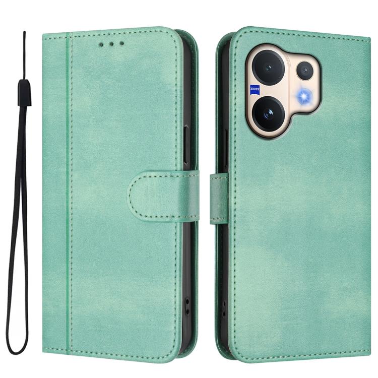 Line Splicing Buckle Retro Leather Phone Case, For vivo V60 5G Global, For vivo S30 Pro mini, For vivo S30, For vivo X200s 5G, For vivo Y39 5G Global, For vivo V50 Lite 5G Global / V40 Lite 4G, For vivo Y04 4G Global / Y29s 5G, For vivo Y29 4G Global  ...