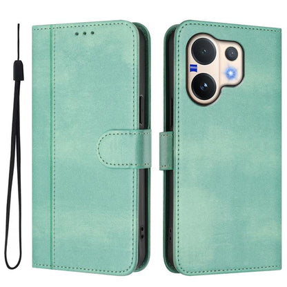 Line Splicing Buckle Retro Leather Phone Case, For vivo V60 5G Global, For vivo S30 Pro mini, For vivo S30, For vivo X200s 5G, For vivo Y39 5G Global, For vivo V50 Lite 5G Global / V40 Lite 4G, For vivo Y04 4G Global / Y29s 5G, For vivo Y29 4G Global  ...