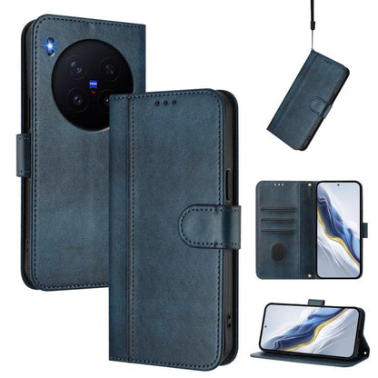 Line Splicing Buckle Retro Leather Phone Case, For vivo X300 FE / S50 Pro mini 5G, For vivo X300s, For vivo Y21 5G 2026 / Y05 4G, For vivo V70 FE 5G, For vivo X300 Ultra, For vivo X300 Pro 5G, For vivo X300 5G, For vivo Y31 5G Global                   ...