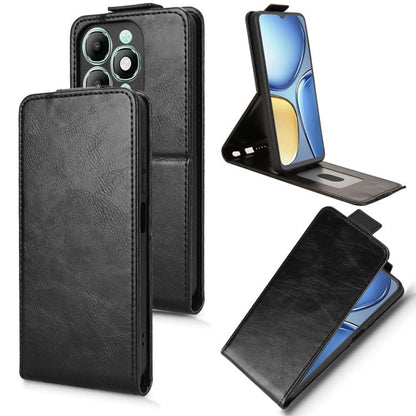Magnetic Vertical Flip Leather Phone Case with Buckle, For itel A200 4G / A200+ 4G, For itel City 200 4G, For itel A100 4G, For itel Zeno 10, For itel A95 5G, For itel A90, For itel City 100, For itel Power 70