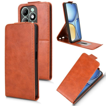 Magnetic Vertical Flip Leather Phone Case with Buckle, For itel A200 4G / A200+ 4G, For itel City 200 4G, For itel A100 4G, For itel Zeno 10, For itel A95 5G, For itel A90, For itel City 100, For itel Power 70
