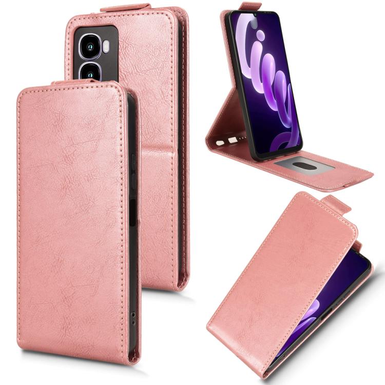 Magnetic Vertical Flip Leather Phone Case with Buckle, For itel A200 4G / A200+ 4G, For itel City 200 4G, For itel A100 4G, For itel Zeno 10, For itel A95 5G, For itel A90, For itel City 100, For itel Power 70